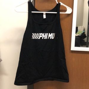 phi mu sorority tank top